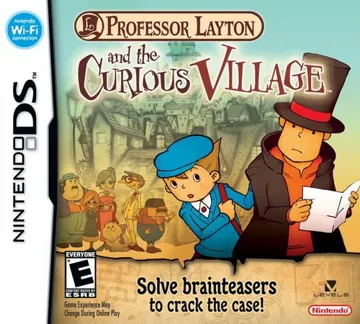 Professor Layton and the Curious Village (USA) (Demo) (Kiosk) box cover front